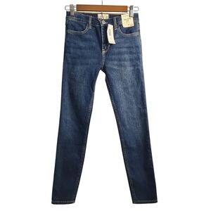 Abercrombie Kids Jean Unisex High Rise Straight Straight Leg Skinny Sz 11/12 NWT